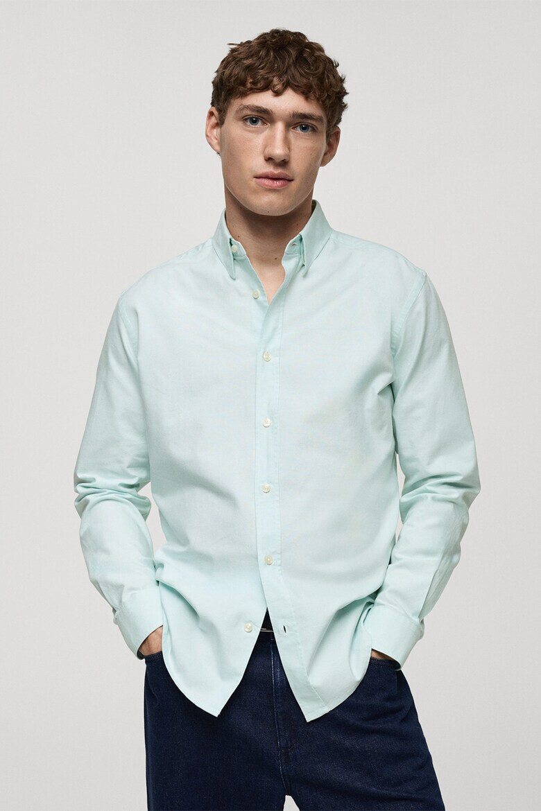 Mango Памучна риза Oxford - Pepit.bg