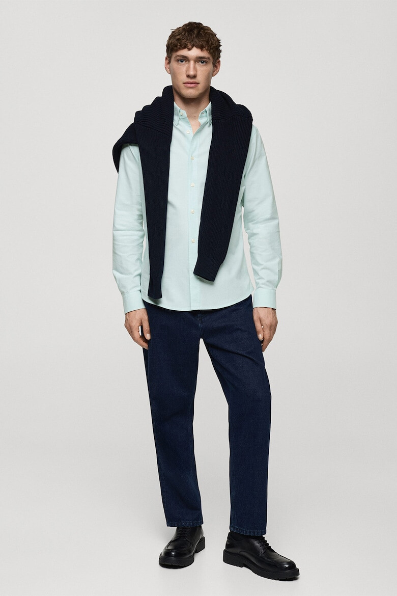 Mango Памучна риза Oxford - Pepit.bg