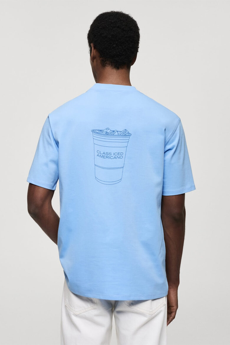 Mango Памучна тениска Iced - Pepit.bg