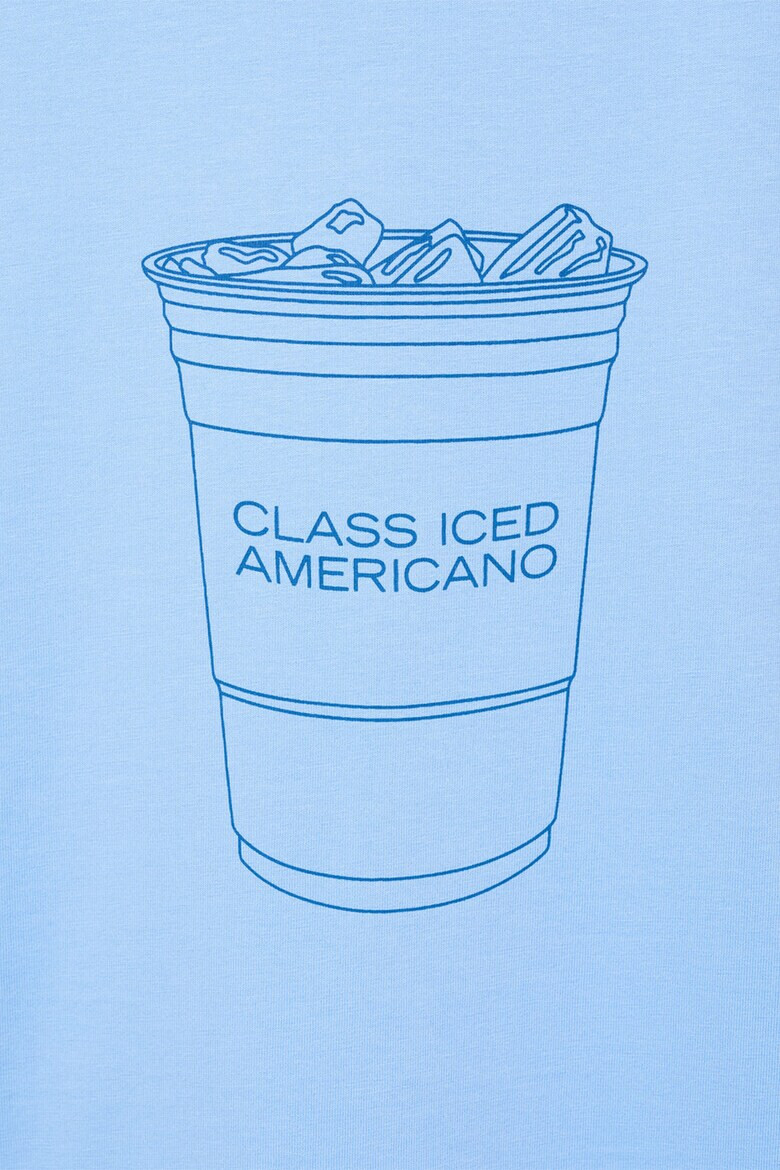 Mango Памучна тениска Iced - Pepit.bg