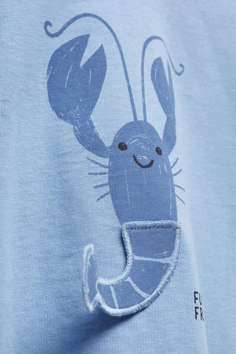 Mango Памучна тениска Lobster - Pepit.bg