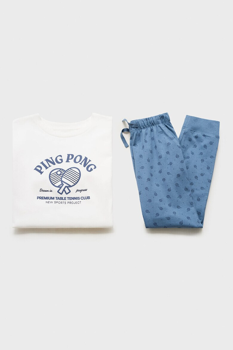 Mango Пижама Pingpong с графика - Pepit.bg