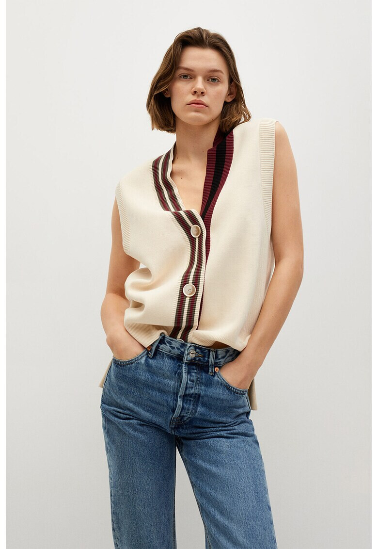 Mango Плетен елек Marras - Pepit.bg