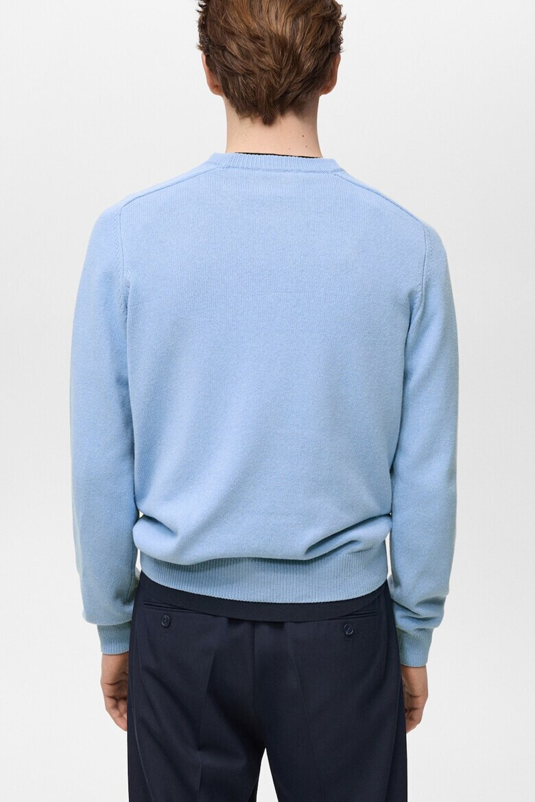 Mango Плетен пуловер с овално деколте - Pepit.bg