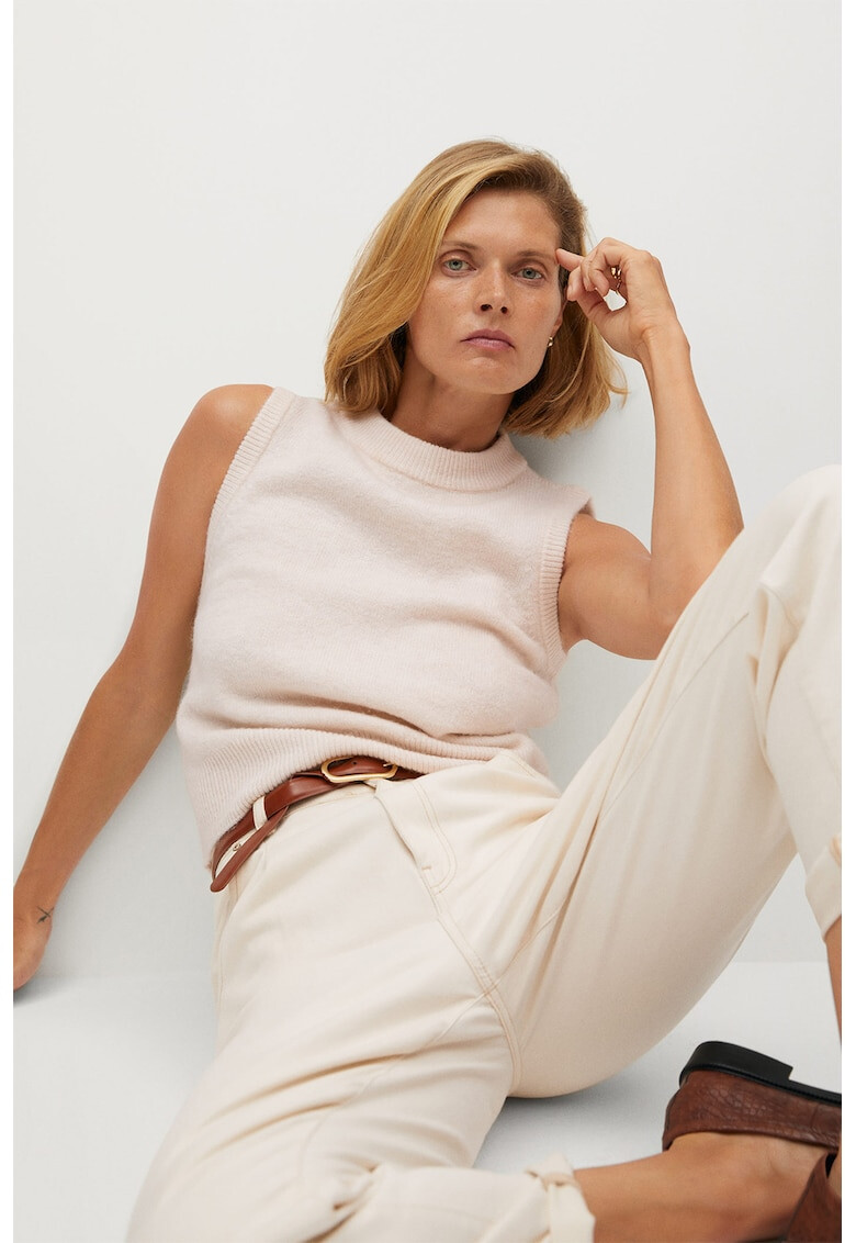 Mango Плетен топ Tommy - Pepit.bg