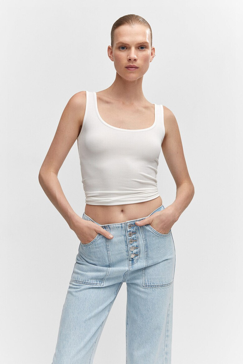 Mango Прави дънки Bonnie над глезена - Pepit.bg