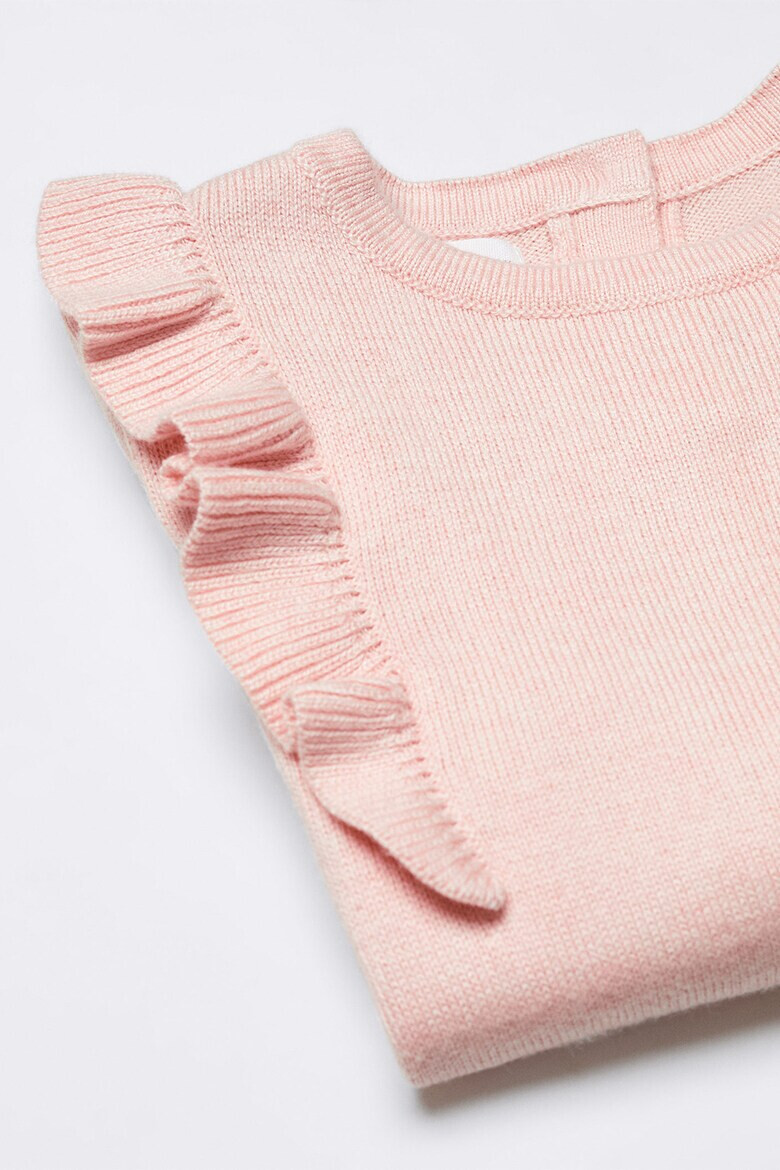 Mango Пуловер Mina с набирания - Pepit.bg