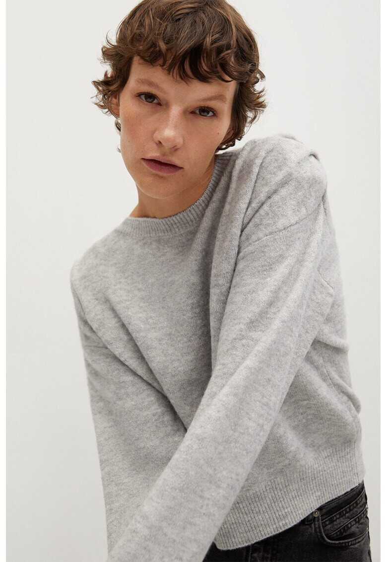 Mango Пуловер Narvona с паднали ръкави - Pepit.bg