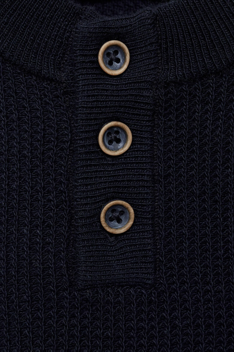 Mango Пуловер Henley - Pepit.bg