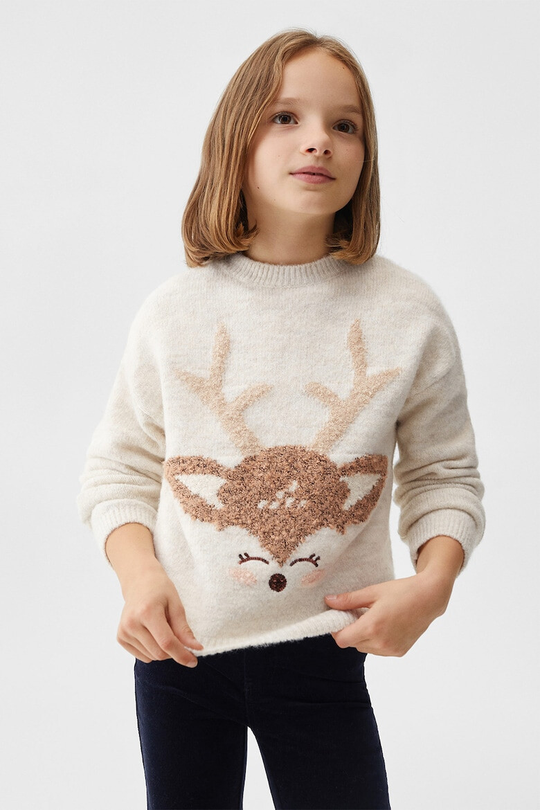 Mango Пуловер с шарка Rudolph - Pepit.bg