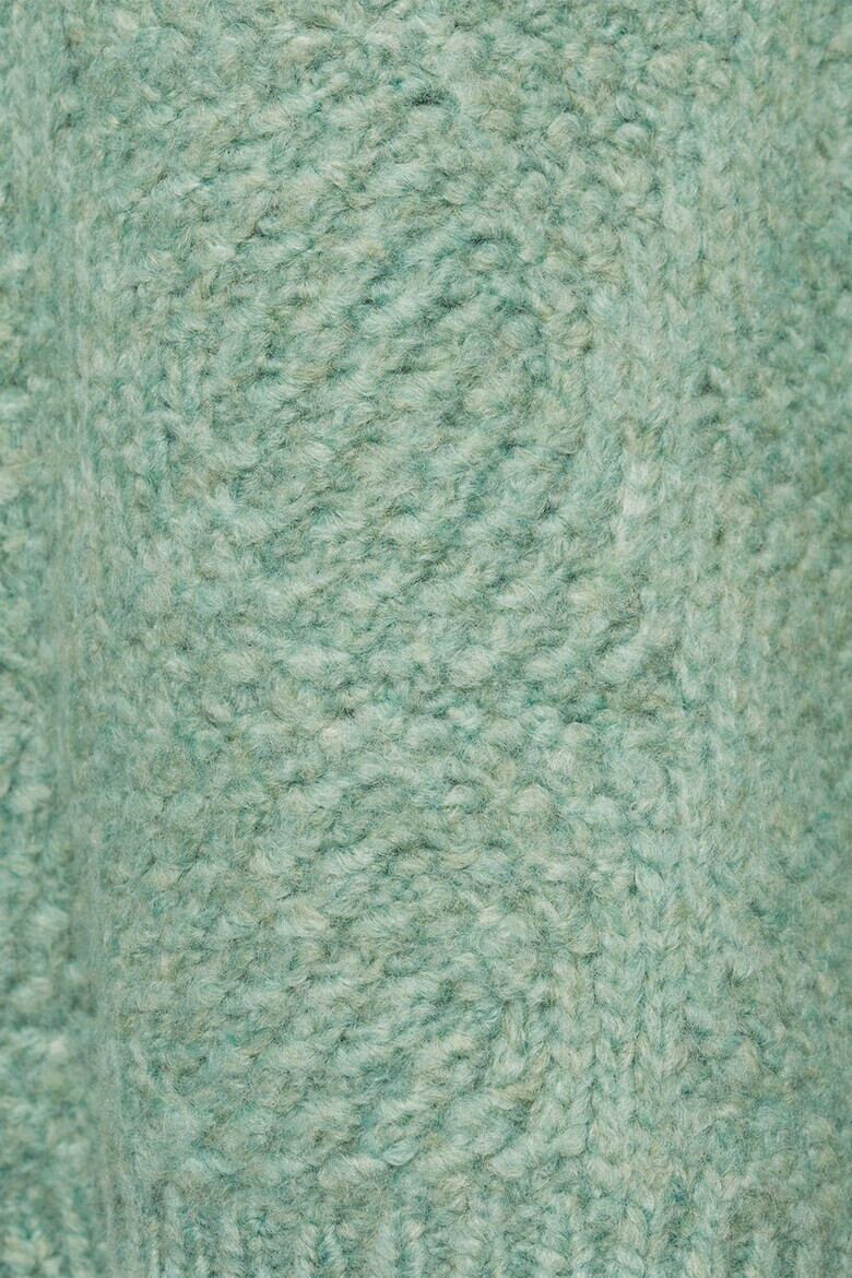 Mango Релефен пуловер с вълна - Pepit.bg