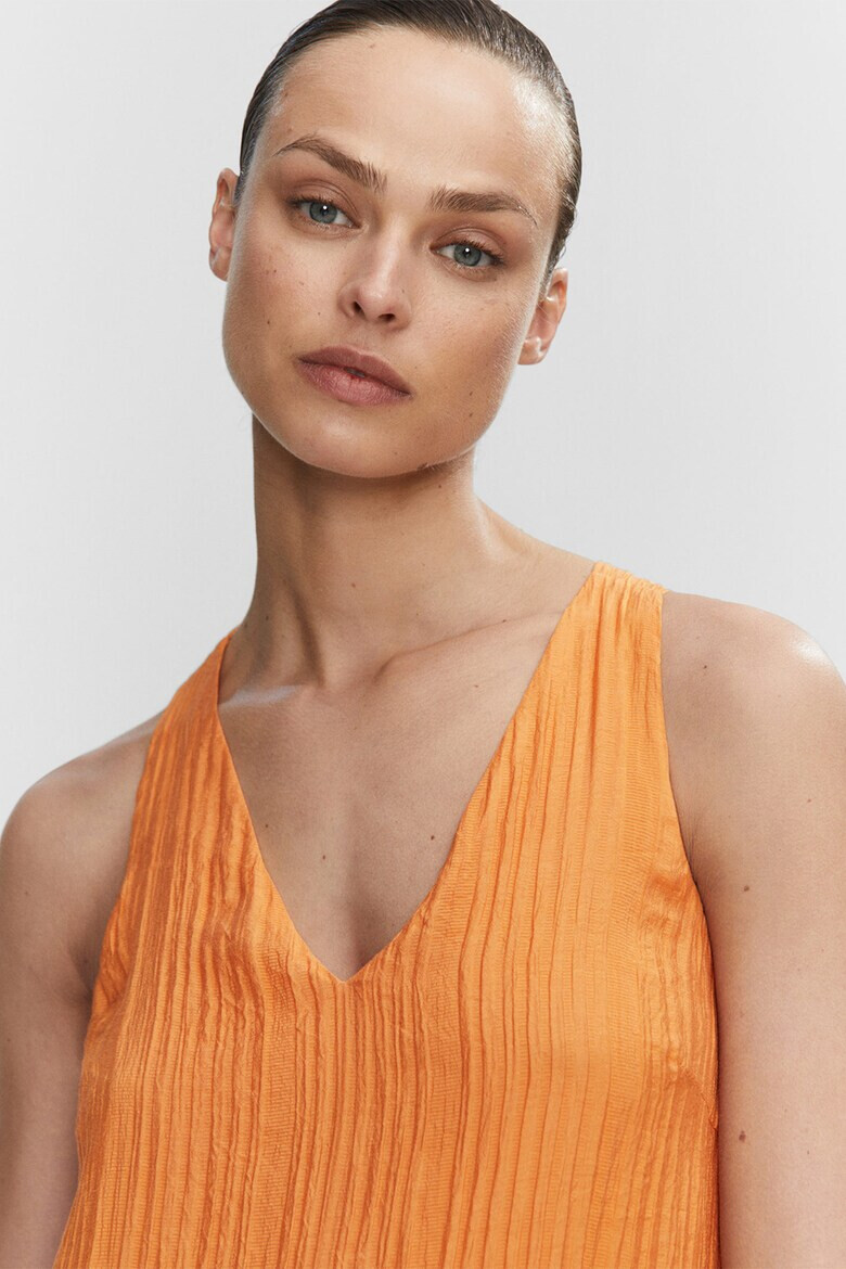 Mango Релефна рокля Sofia с шпиц - Pepit.bg