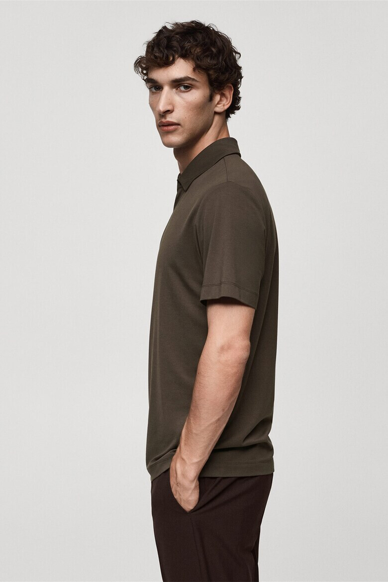 Mango Стандартна тениска с яка Sipontop - Pepit.bg