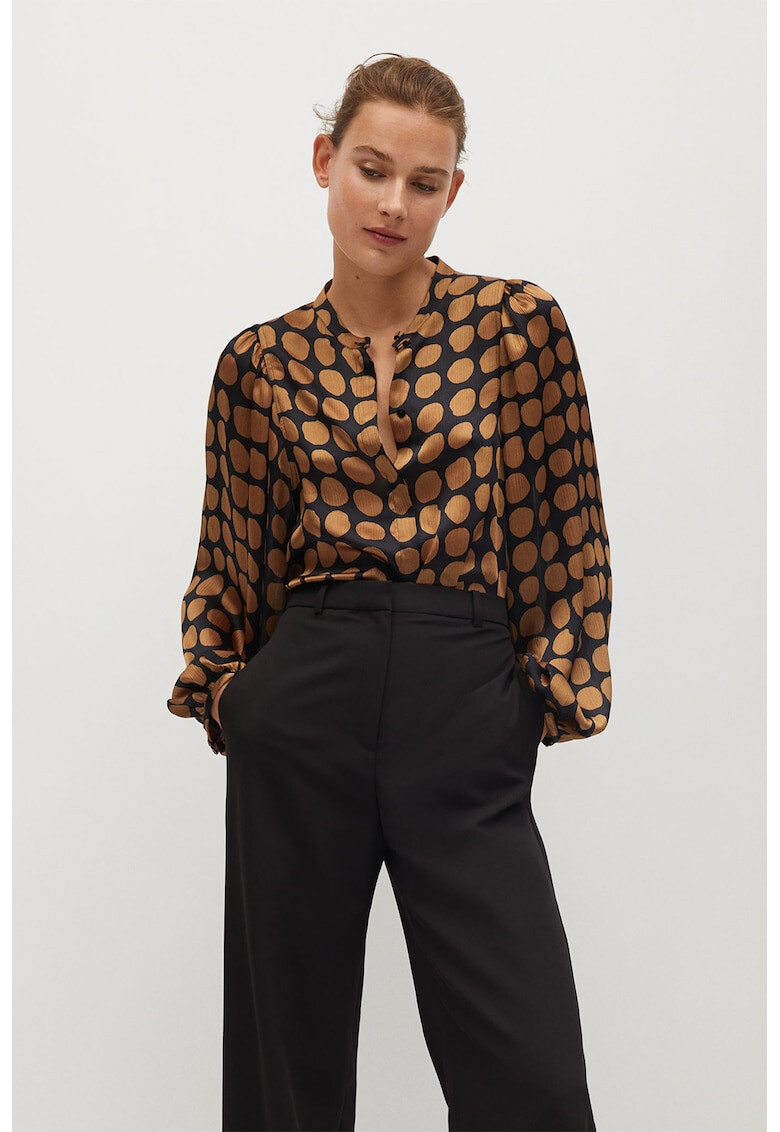 Mango Риза Sabi с фигурална щампа - Pepit.bg