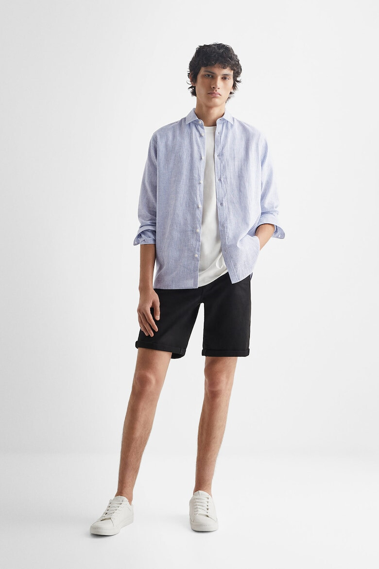 Mango Риза Summers с лен и райе - Pepit.bg