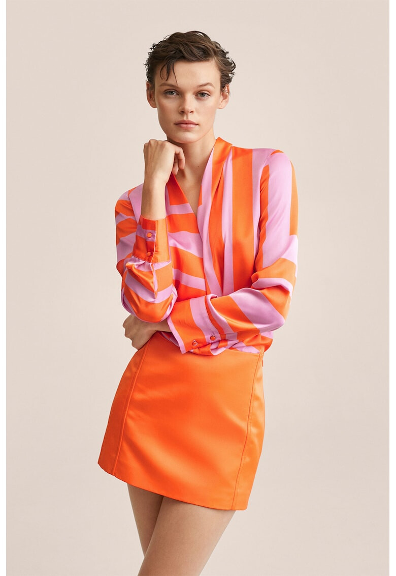 Mango Сатинирана блуза Cris - Pepit.bg