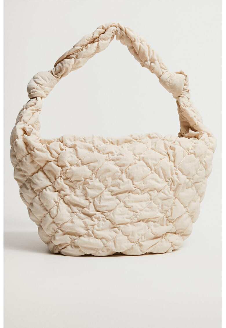 Mango Шопинг чанта Cosy с капитониран ефект - Pepit.bg
