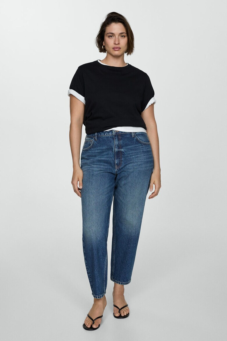 Mango Скъсени дънки Mom Fit - Pepit.bg