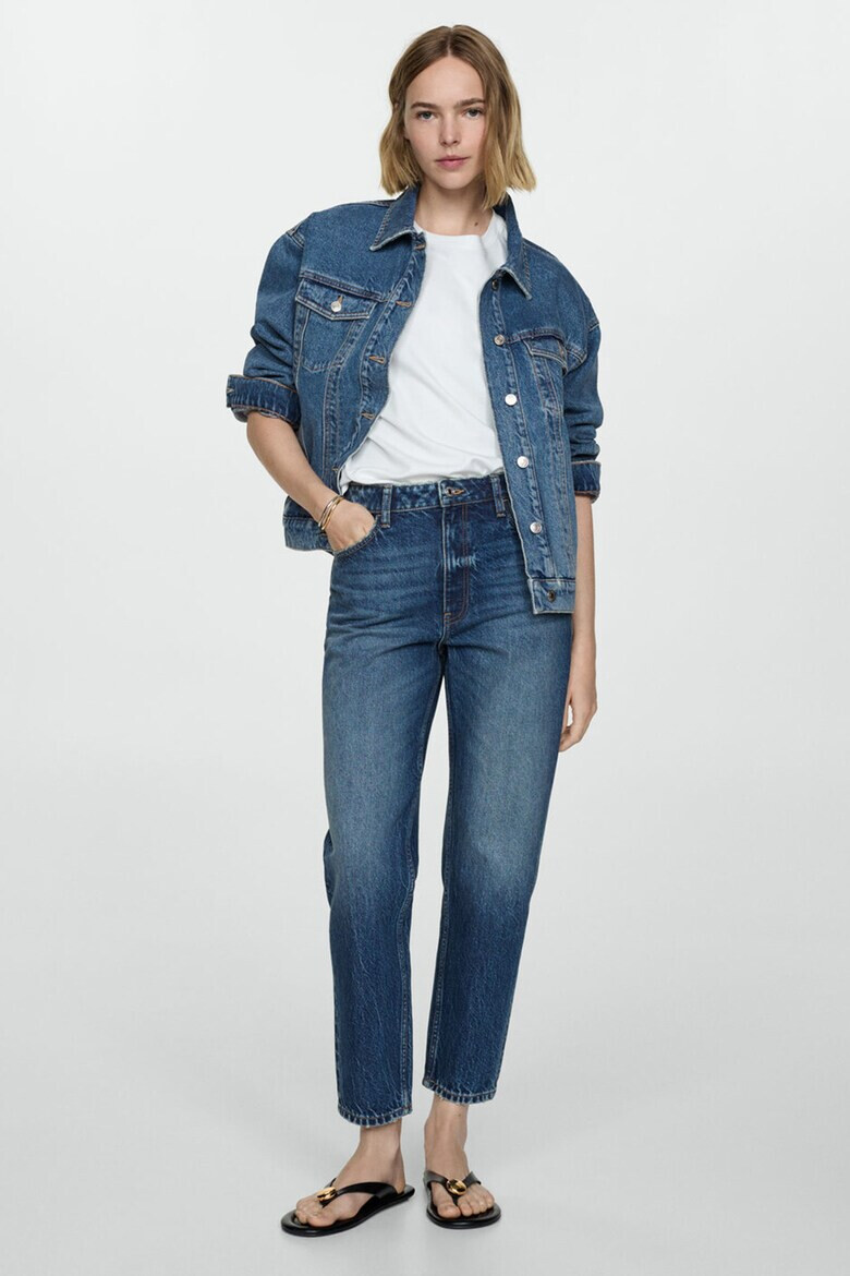 Mango Скъсени дънки Mom Fit - Pepit.bg