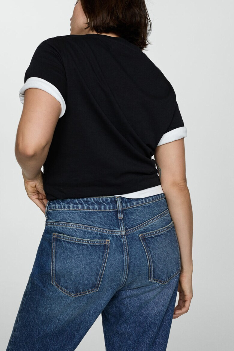 Mango Скъсени дънки Mom Fit - Pepit.bg