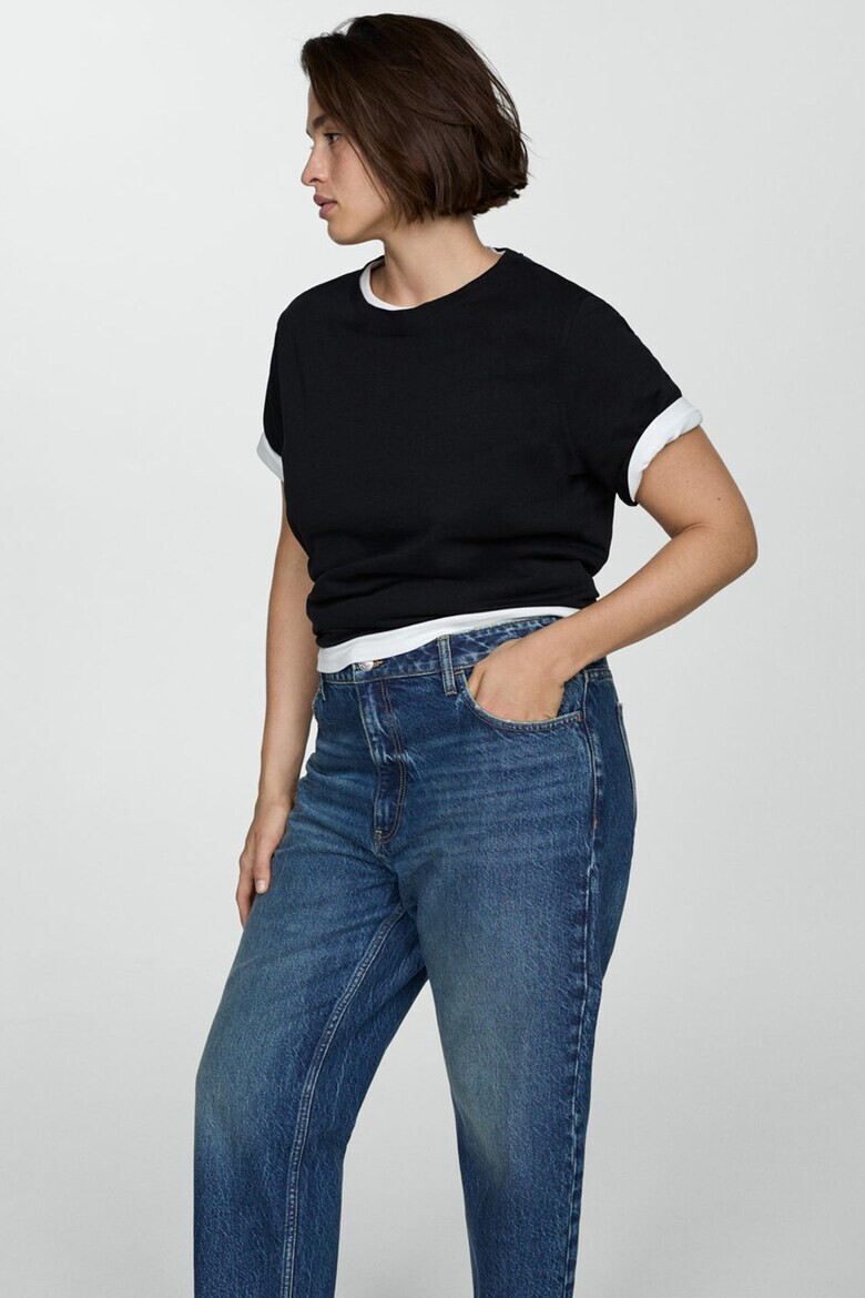 Mango Скъсени дънки Mom Fit - Pepit.bg