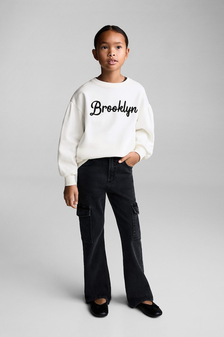 Mango Суитшърт Brooklyn с бродерии - Pepit.bg