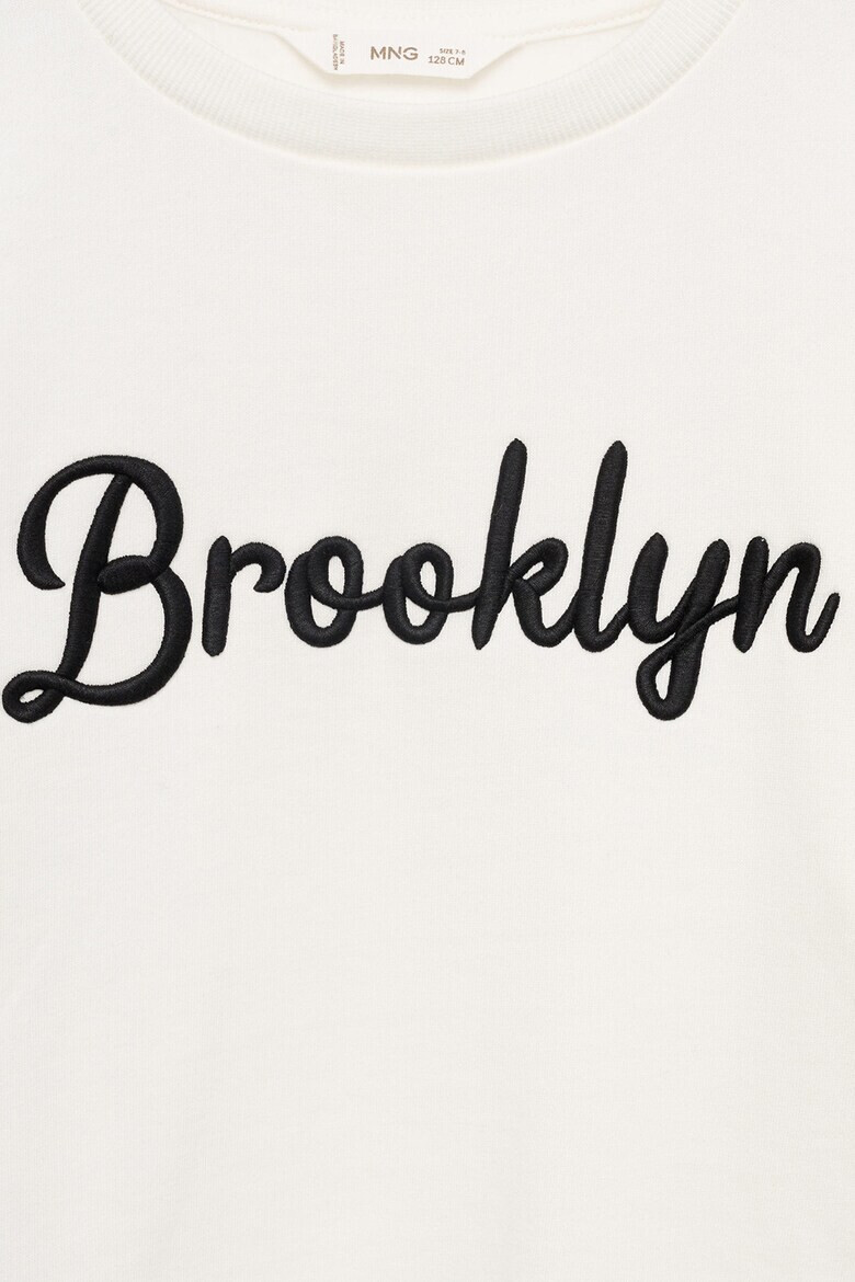 Mango Суитшърт Brooklyn с бродерии - Pepit.bg