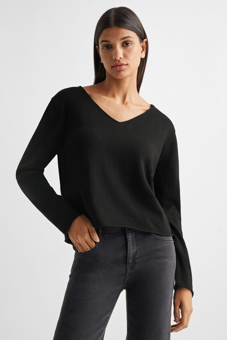 Mango Свободен пуловер Rolls с шпиц - Pepit.bg