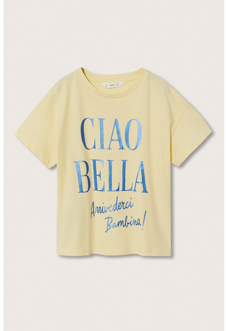 Mango Тениска Bambina с принт - Pepit.bg