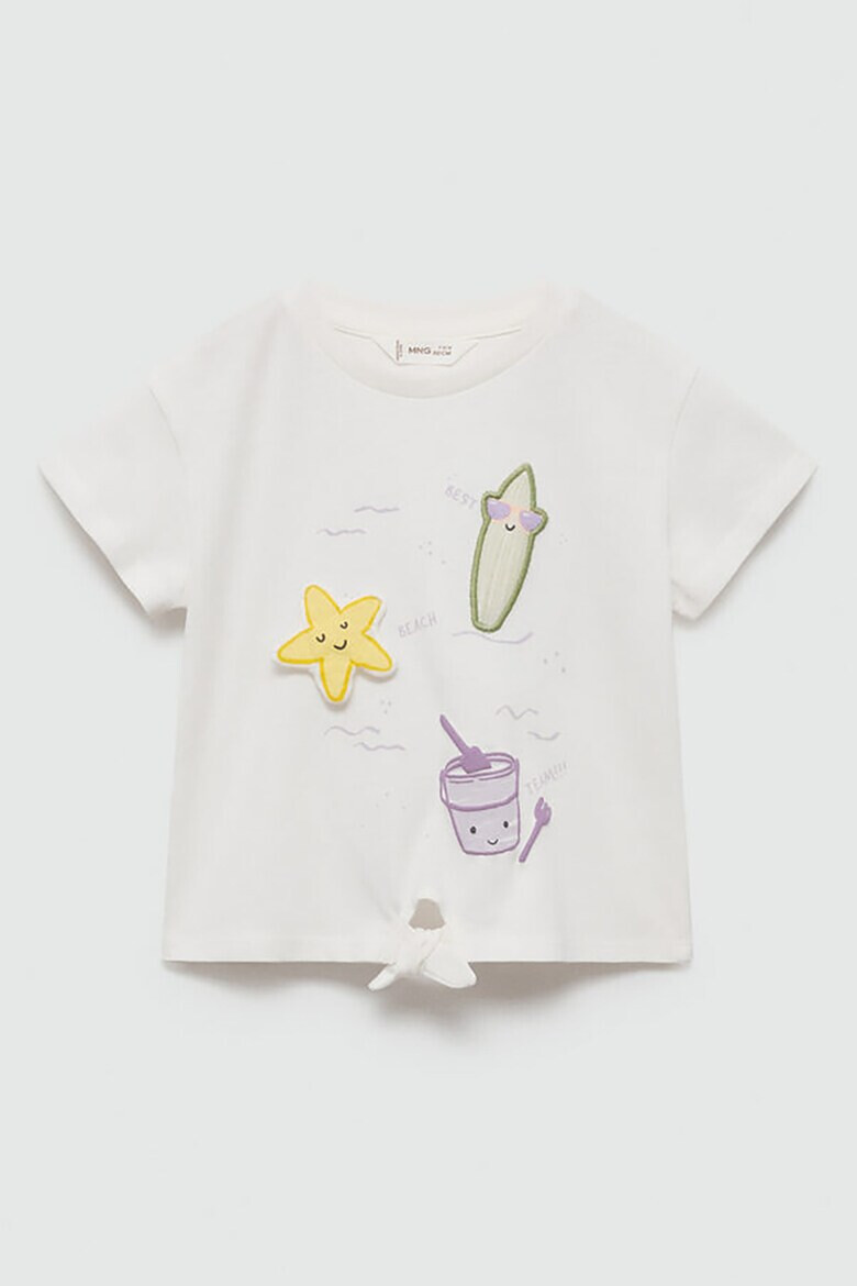 Mango Тениска Best с графика - Pepit.bg