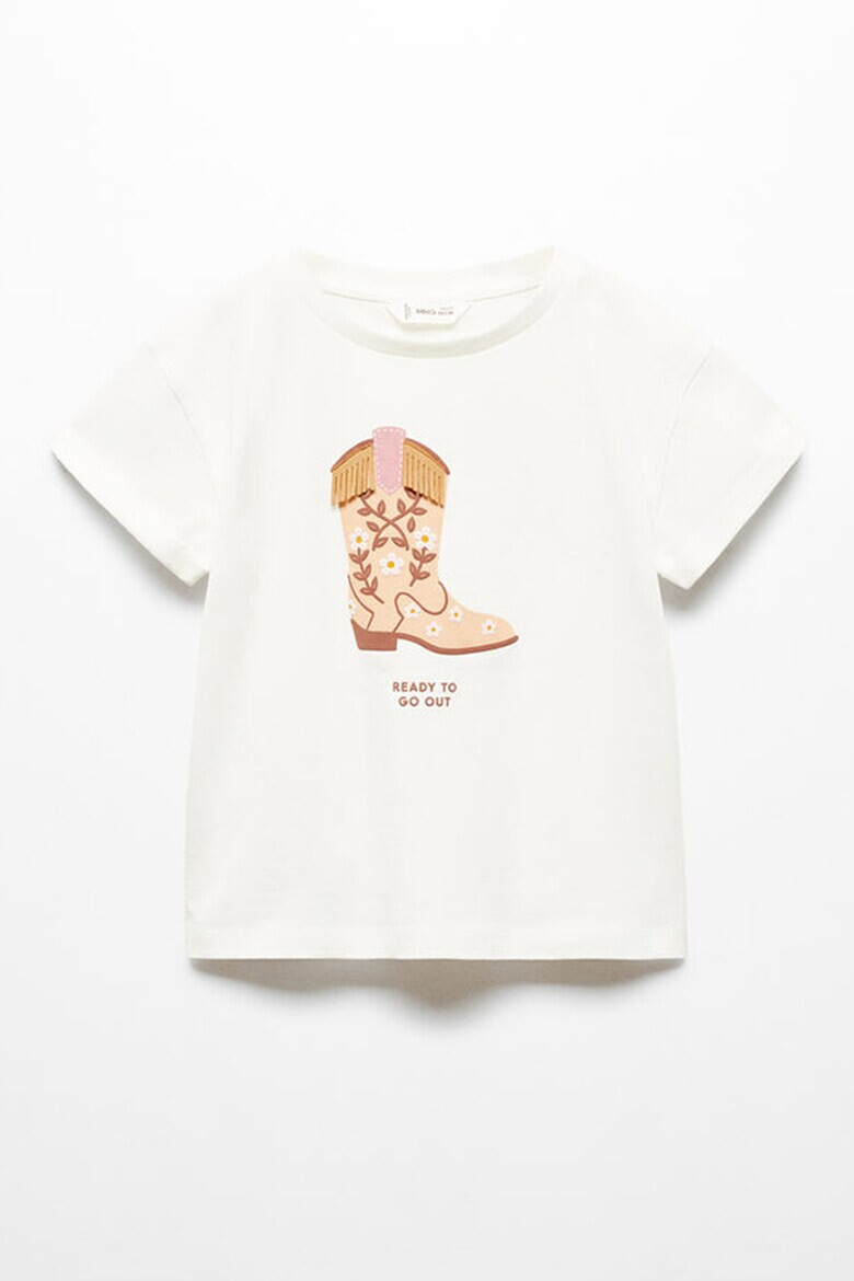 Mango Тениска Bota с щампа - Pepit.bg