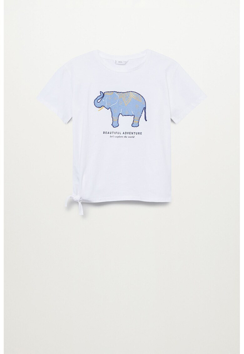 Mango Тениска Elephant от органичен памук - Pepit.bg
