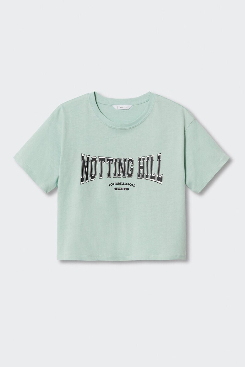 Mango Тениска Hill с надписи - Pepit.bg
