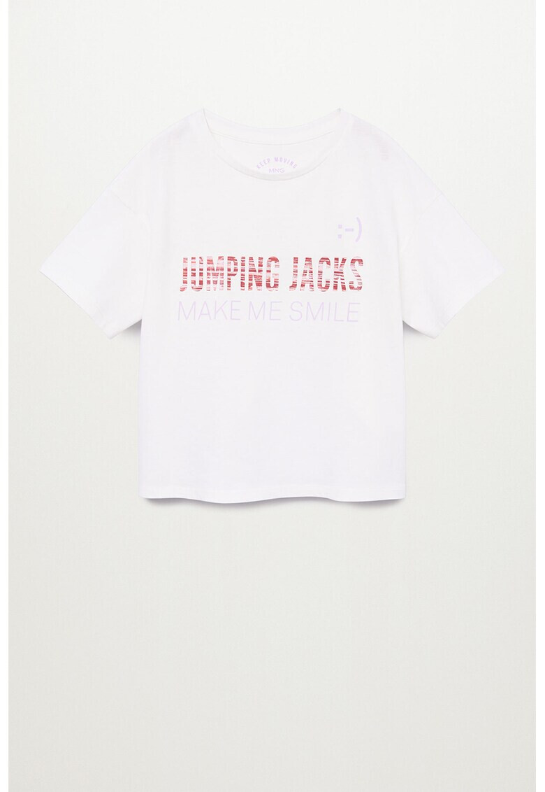 Mango Тениска Jacks от органичен памук - Pepit.bg