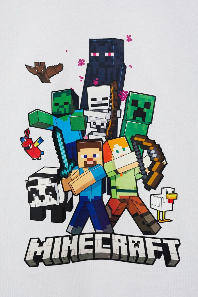 Mango Тениска Minecraft с графика - Pepit.bg