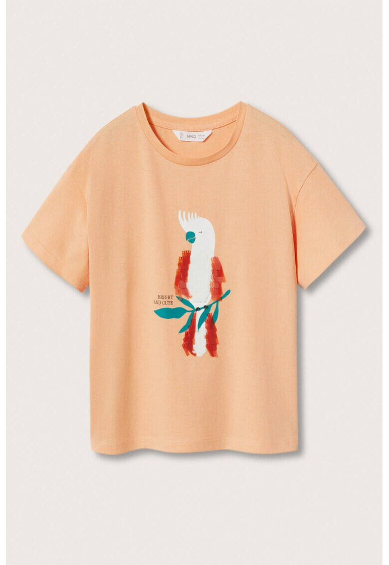 Mango Тениска Parrot с пайети - Pepit.bg