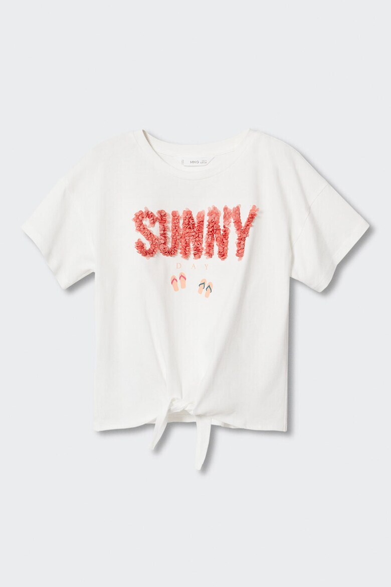 Mango Тениска Sunny с връзки - Pepit.bg