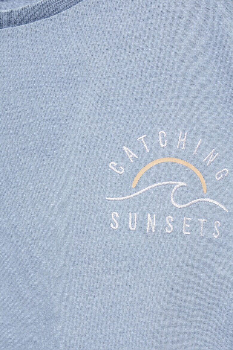 Mango Тениска Sunsets с дизайн на възел - Pepit.bg