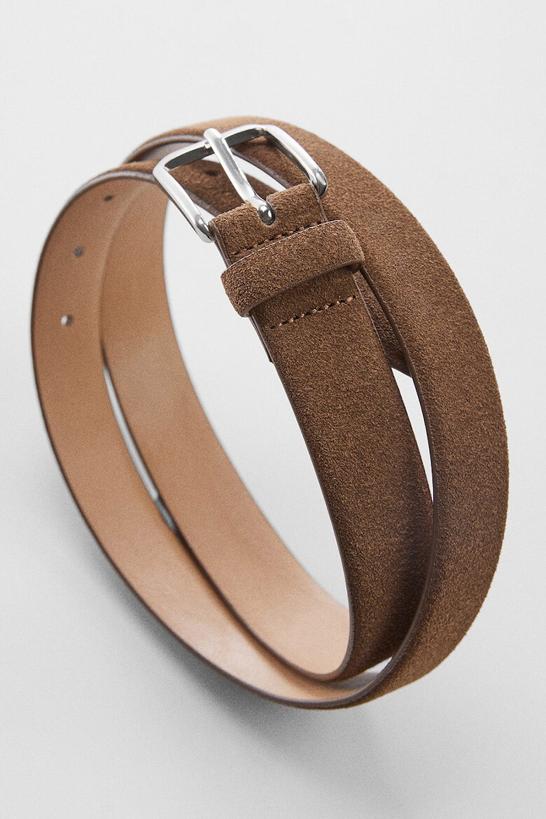 Mango Велурен колан с метална тока - Pepit.bg