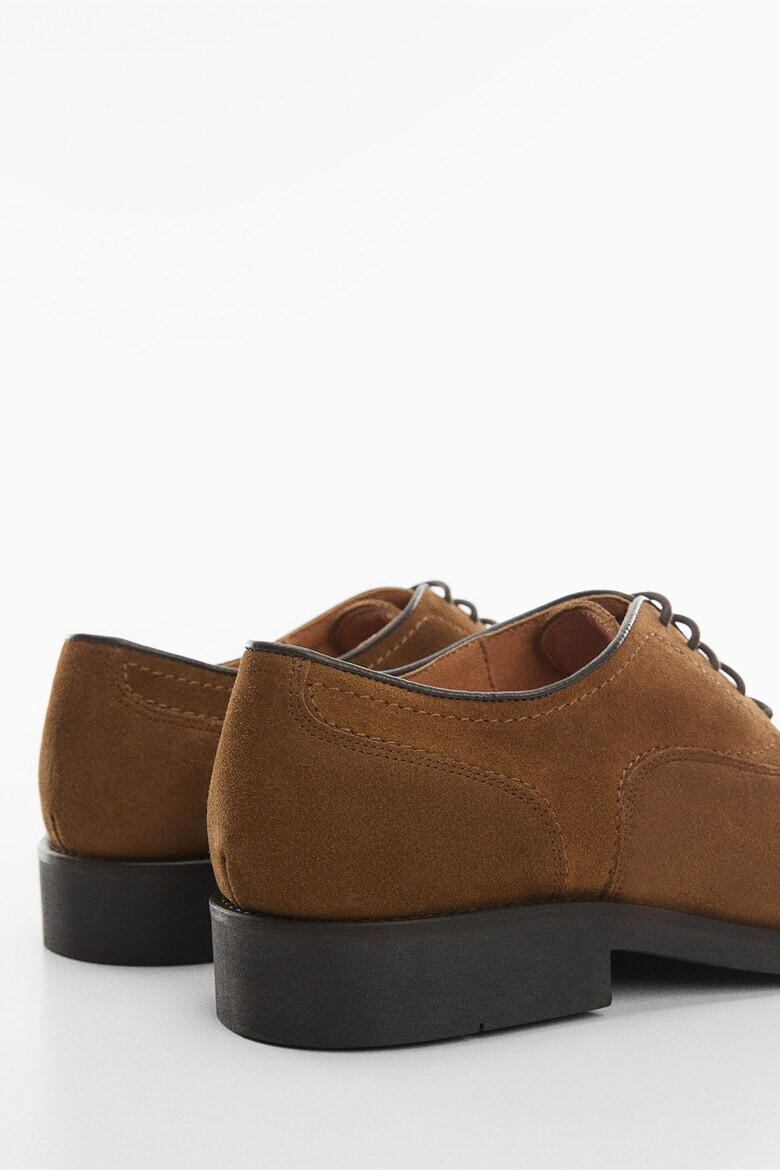 Mango Велурени обувки Brasiser Oxford - Pepit.bg
