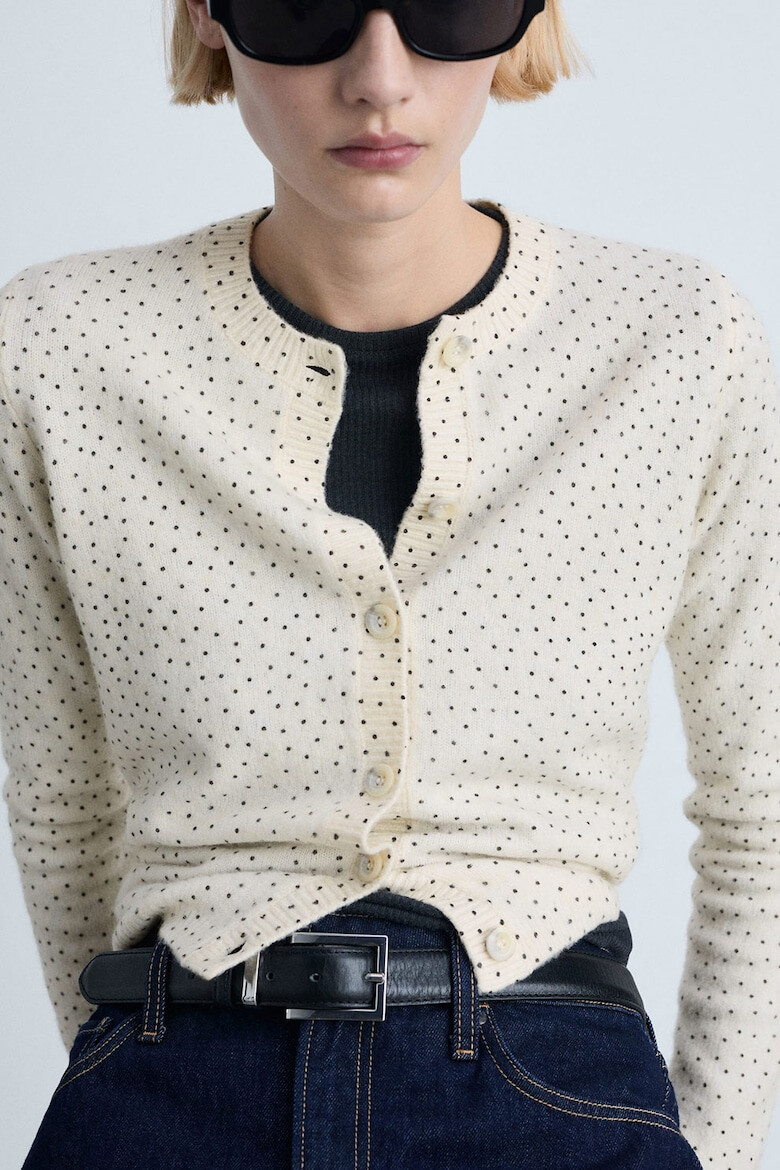 Mango Жилетка на точки - Pepit.bg