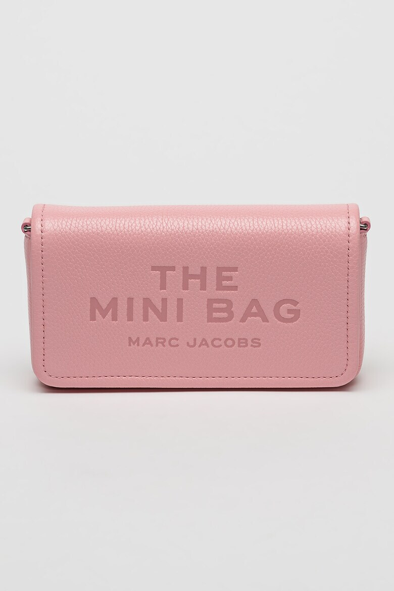 Marc Jacobs Кожена чанта през рамо The Mini с лого - Pepit.bg