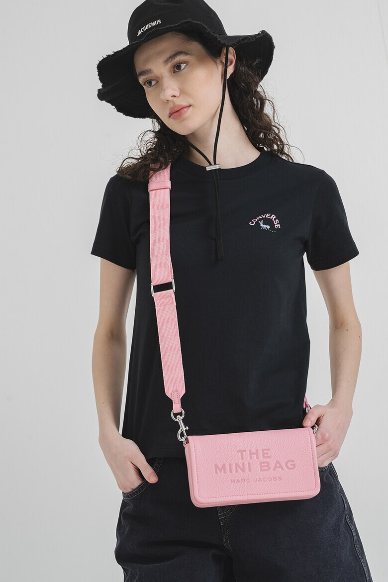 Marc Jacobs Кожена чанта през рамо The Mini с лого - Pepit.bg