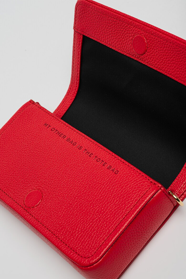 Marc Jacobs Кожена чанта през рамо The Mini с лого - Pepit.bg