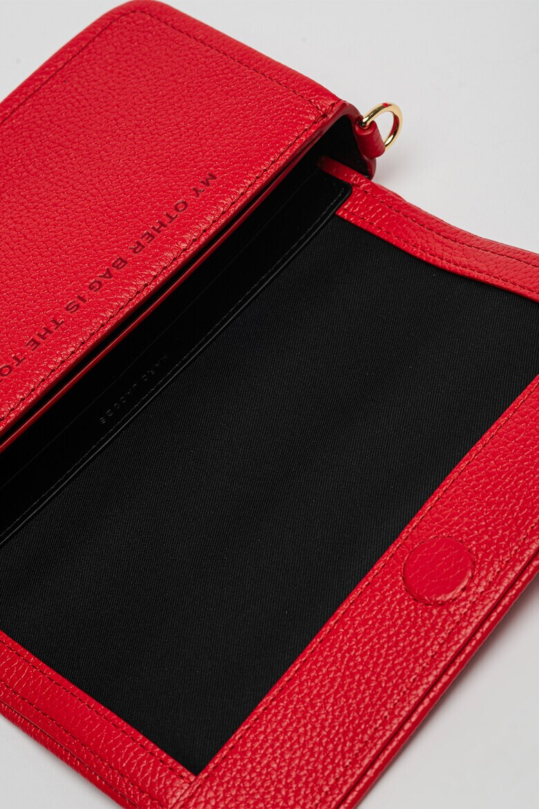 Marc Jacobs Кожена чанта през рамо The Mini с лого - Pepit.bg