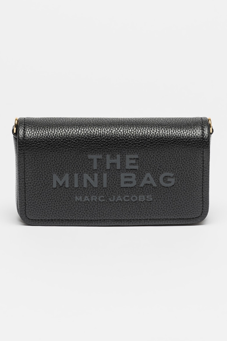 Marc Jacobs Кожена чанта през рамо The Mini Bag с лого - Pepit.bg