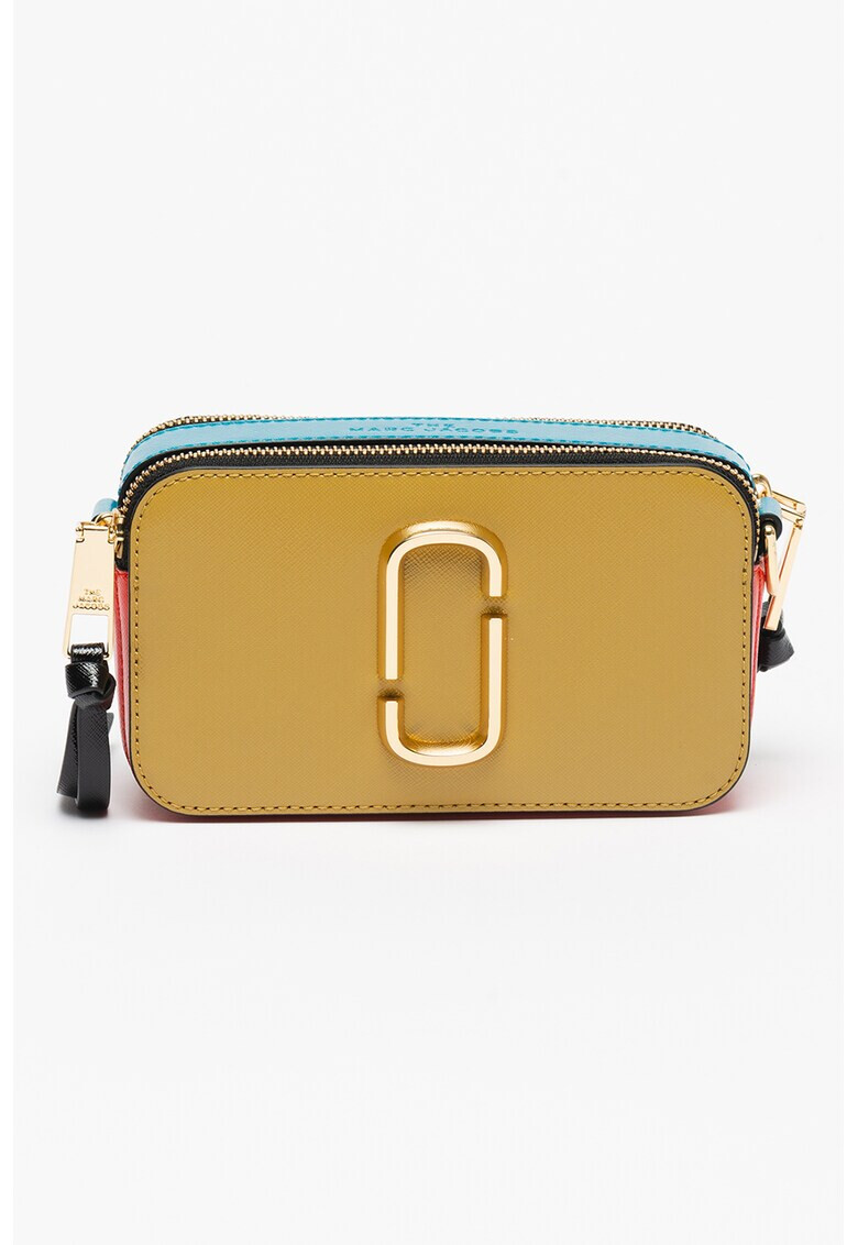 Marc Jacobs Чанта Snapshot от кожа Сафиано с цветен блок - Pepit.bg