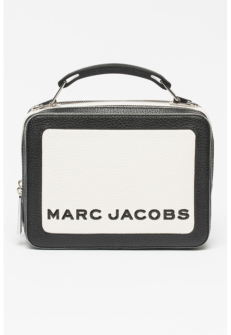 Marc Jacobs Кожена чанта The Box с лого - Pepit.bg