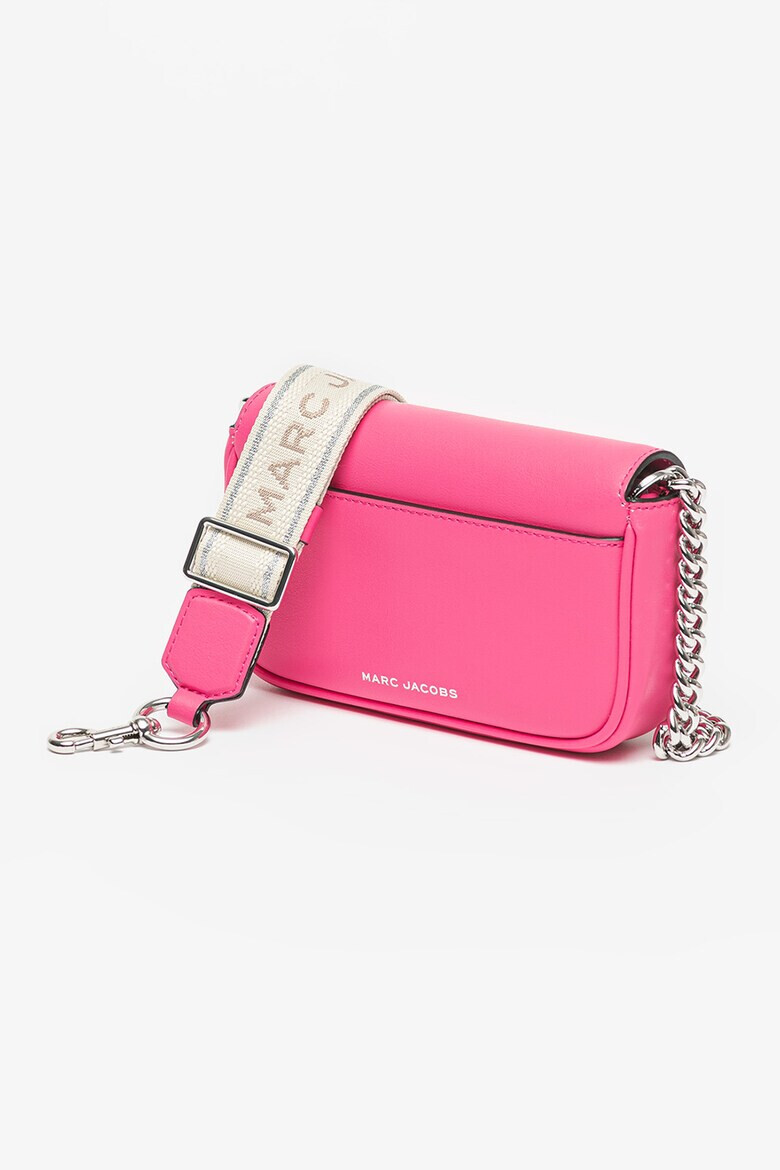 Marc Jacobs Кожена чанта The Mini с текстилна презрамка - Pepit.bg