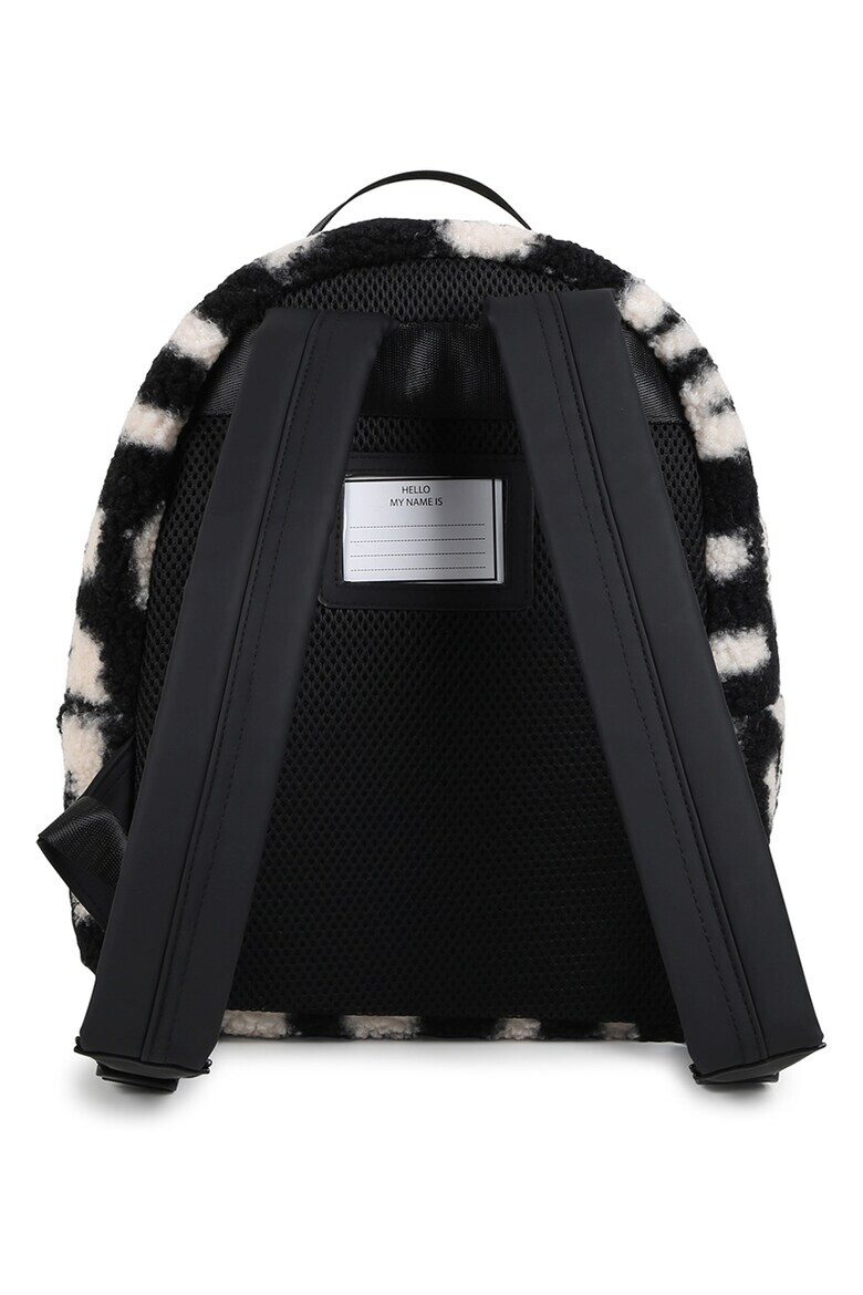 Marc Jacobs Раница с лого и мъхест дизайн - Pepit.bg
